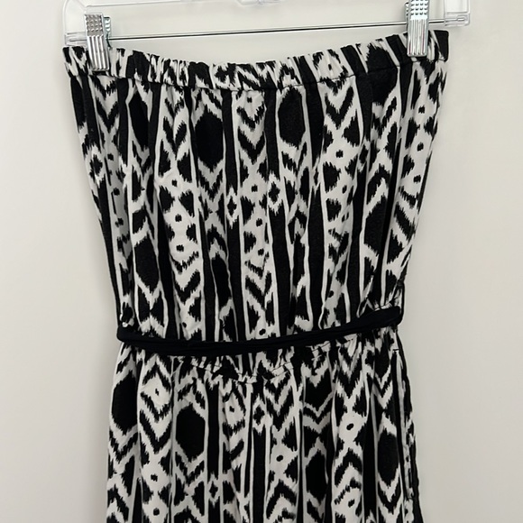 Tribal print pant suit, black and white, perfect for beach, M - Picture 4 of 7